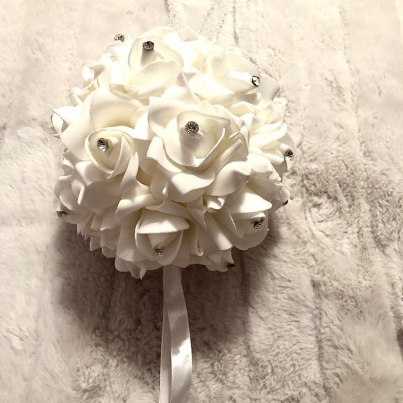 Flower Girl Crown and Floral Ball - Picture 13 of 14